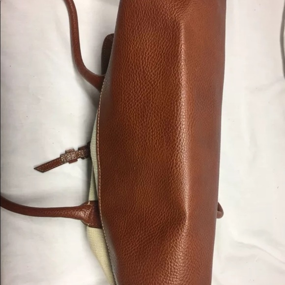 Liz Claiborne Cloth Flip Close Snap Saddle Bag - Picture 4 of 4